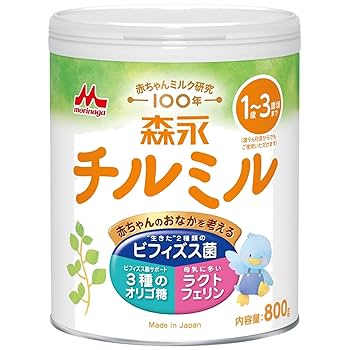 Amazon.co.jp: 森永 フォローアップミルク チルミル 800g [1歳頃